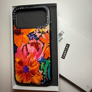 Casetify iPhone 17 PRO MAX CasE SLIM WIRELESS CHARGING  EttaVee watercolor fleur